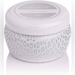 New Capri Blue Mini White Tin Volcano Candle 3oz!!🔥🔥🔥